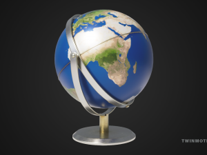 Earth Globe 3D 모델