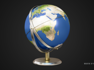 Earth Globe 3D 모델