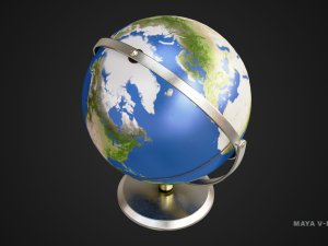 Earth Globe 3D 모델