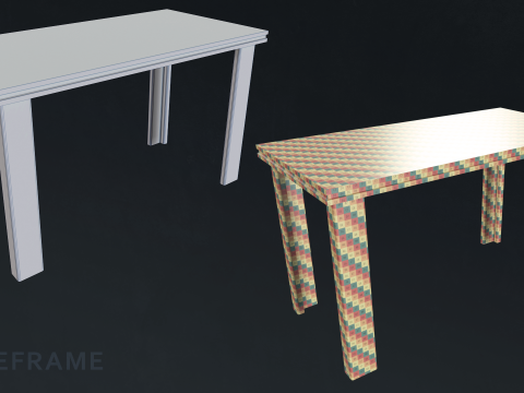 Teen Bedroom Furnitures 3D Model