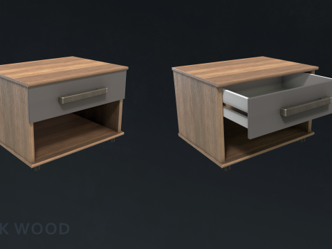 Teen Bedroom Furnitures 3D Model