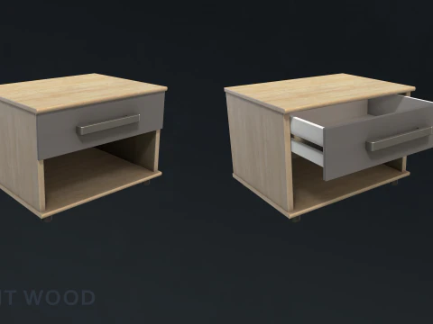 Teen Bedroom Furnitures 3D Model