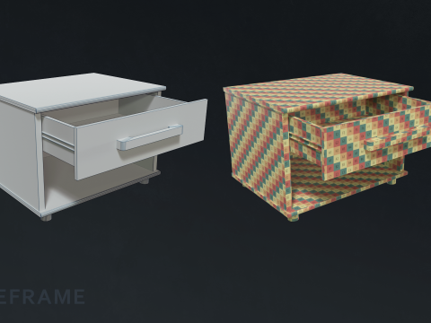 Teen Bedroom Furnitures 3D Model