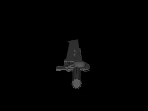 bruning sword 3D Model
