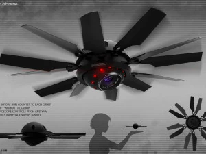 drone espion Modèle 3D