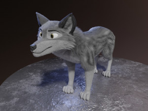 ranky the gray wolf 3Dモデル