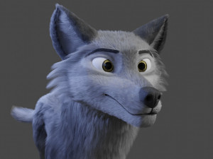 ranky the gray wolf 3Dモデル