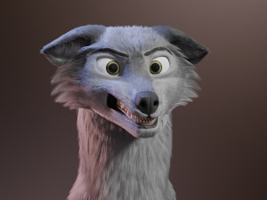 ranky the gray wolf 3Dモデル