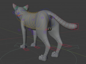 ranky the gray wolf 3Dモデル
