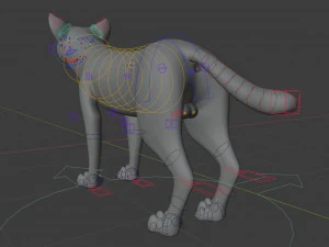 Rank il lupo grigio Modello 3D