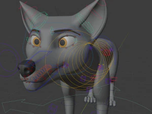 Rank il lupo grigio Modello 3D