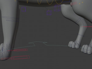 ranky the gray wolf 3Dモデル
