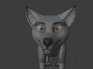 ranky the gray wolf 3Dモデル