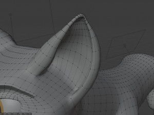 ranky the gray wolf 3Dモデル