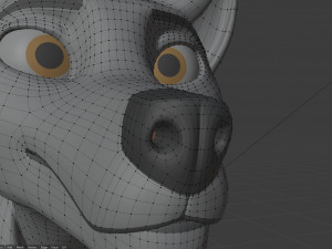 ranky the gray wolf 3Dモデル