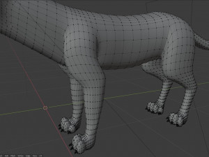 ranky the gray wolf 3Dモデル