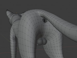 ranky the gray wolf 3Dモデル