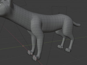ranky the gray wolf 3Dモデル