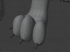 Rank il lupo grigio Modello 3D