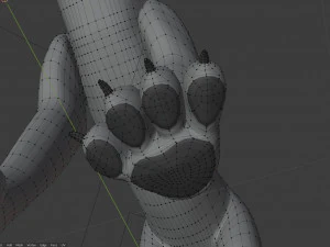 Rank il lupo grigio Modello 3D