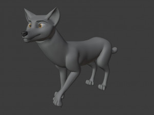 ranky the gray wolf 3Dモデル