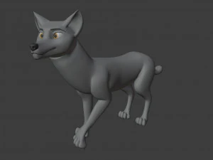 Rank il lupo grigio Modello 3D