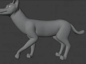 Rank il lupo grigio Modello 3D