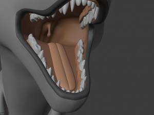 ranky the gray wolf 3Dモデル