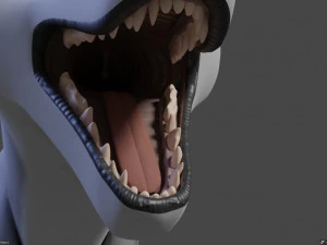 Rank il lupo grigio Modello 3D