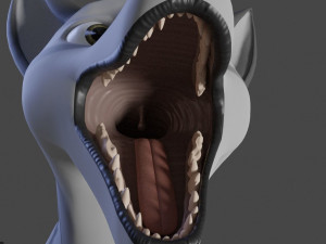 ranky the gray wolf 3Dモデル