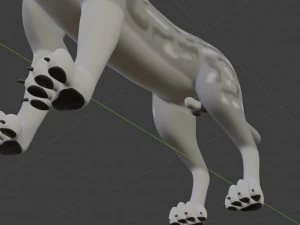 Rank il lupo grigio Modello 3D