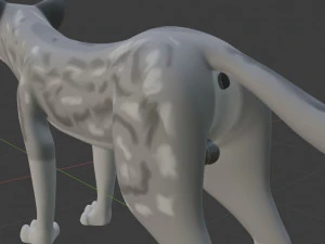 Rank il lupo grigio Modello 3D