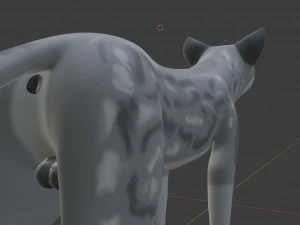 Rank il lupo grigio Modello 3D