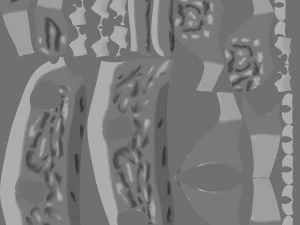 Rank il lupo grigio Modello 3D