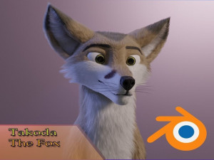 takoda the fox Modelo 3D