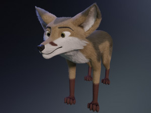 takoda the fox Modello 3D