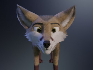 takoda the fox Modello 3D
