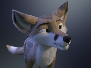 takoda the fox Modello 3D