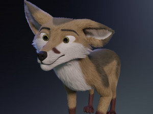 takoda the fox Modello 3D