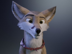 takoda the fox Modello 3D