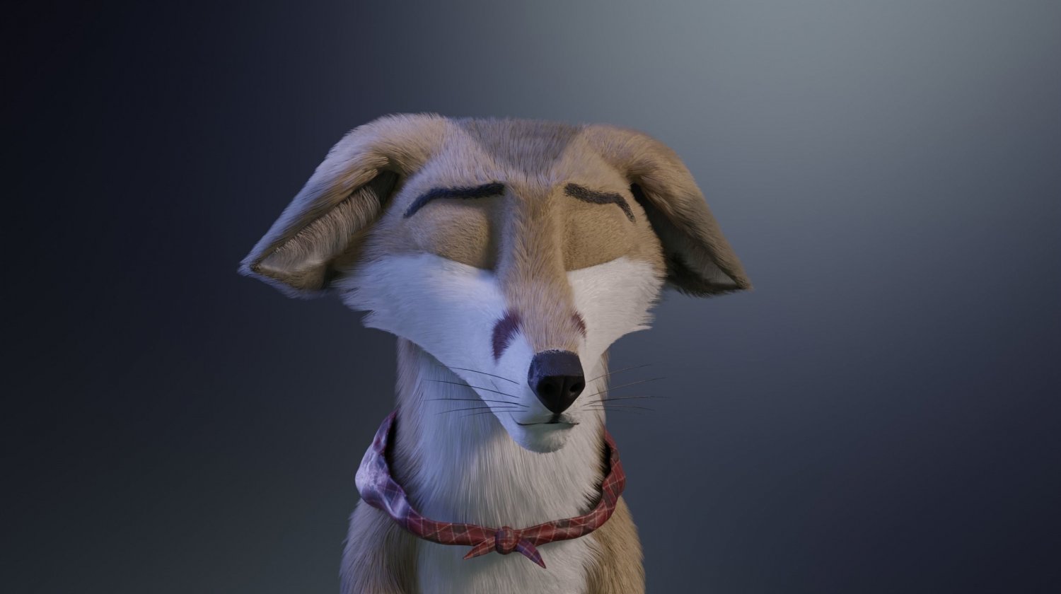Fox 3d model