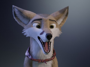 takoda the fox Modello 3D