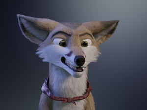 takoda the fox Modello 3D