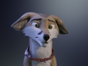 takoda the fox Modello 3D
