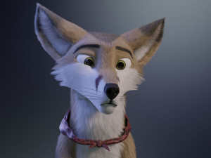 takoda the fox Modello 3D