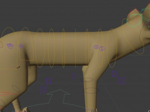 takoda the fox Modello 3D