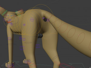 takoda the fox Modello 3D