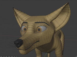 takoda the fox Modello 3D
