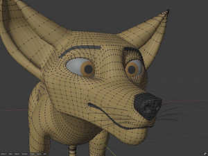 takoda the fox Modello 3D