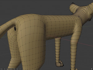 takoda the fox Modello 3D